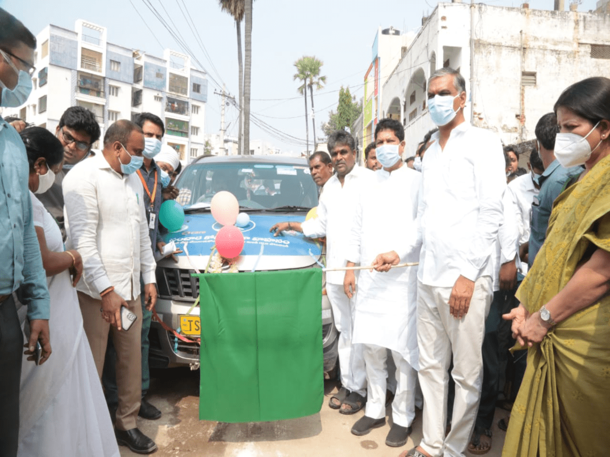 Harish Rao inaugurates 32 Basti Dawakahana in Hyderabad
