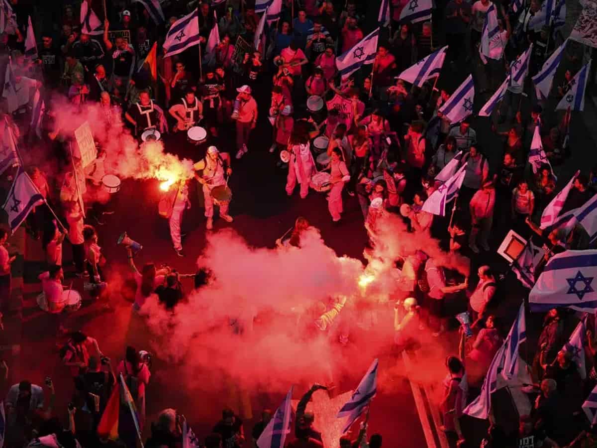 Israelis protest for 20th week against judicial overhaul