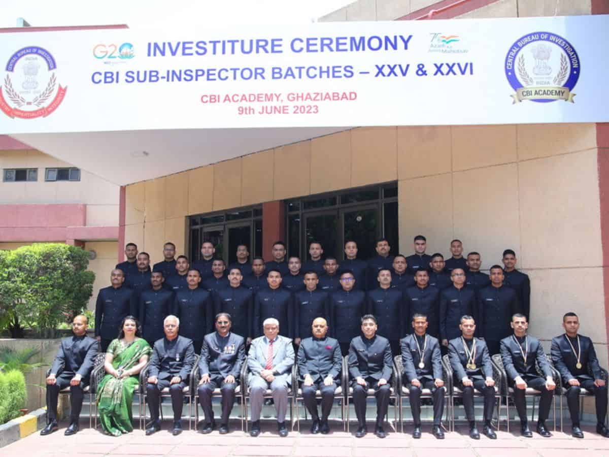 36 officers join CBI force at Investiture Ceremony